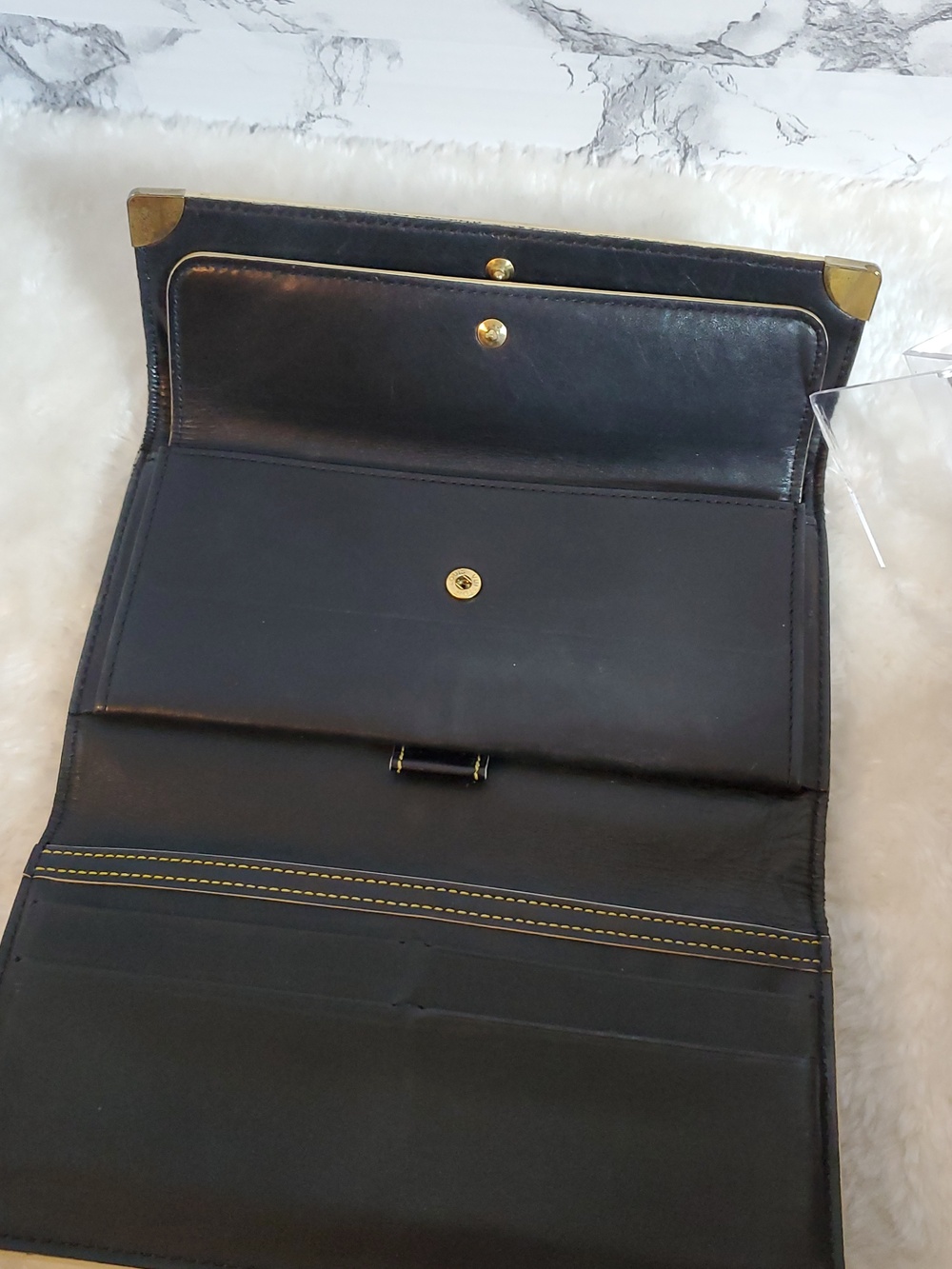 Louis Vuitton Suhali Black Leather Porte Tresor International Wallet - Picture 5 of 11